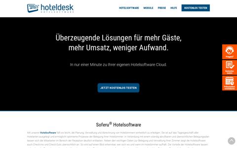 Start ≡ hoteldesk Hotelsoftware