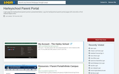 Harleyschool Parent Portal - Loginii.com