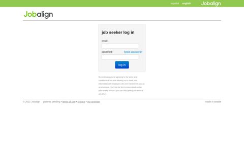 job seeker log in | Jobaline - jobs.jobaline.com - Jobalign