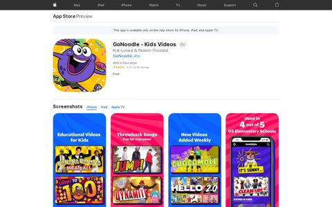 ‎GoNoodle - Kids Videos on the App Store