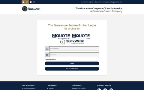 Broker Login | The Guarantee - The Guarantee Company of ...