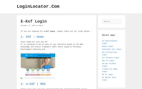 E-Ksf Login - LoginLocator.Com