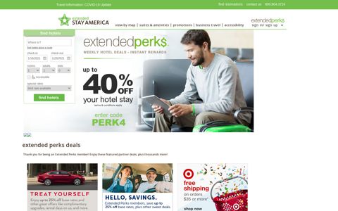 Perks-Deals - Extended Stay America