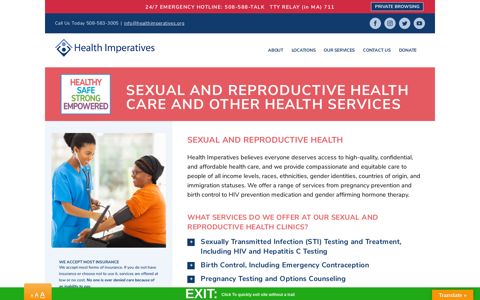 sexual-and-reproductive-health - Health Imperatives