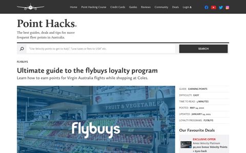 Ultimate guide to the flybuys program - Point Hacks