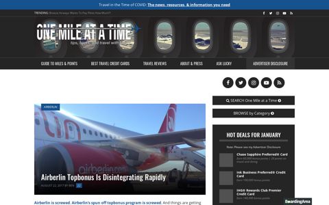 Airberlin Topbonus Is Disintegrating Rapidly | One Mile at a ...