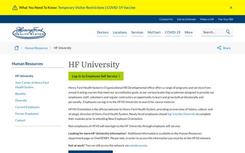 HF University - Henry Ford Health System