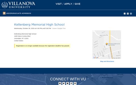 Kellenberg Memorial High School - Villanova University