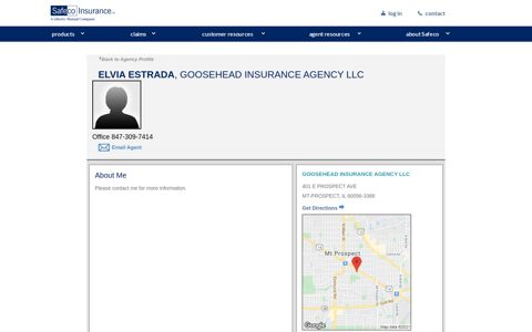 Elvia Estrada, Goosehead Insurance Agency Llc - Mt Prospect ...