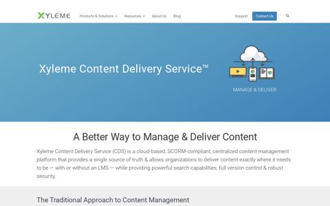 Xyleme CDS: Learning Content Delivery Platform