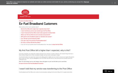 Ex-Fuel Broadband Customers - FAQs |HomePhone and ...
