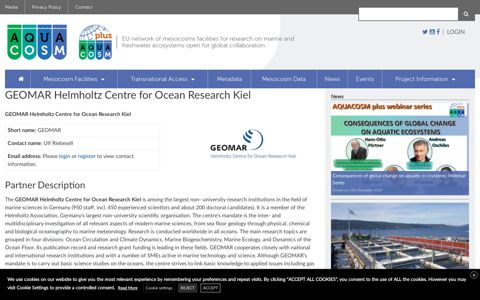 GEOMAR Helmholtz Centre for Ocean Research Kiel ...