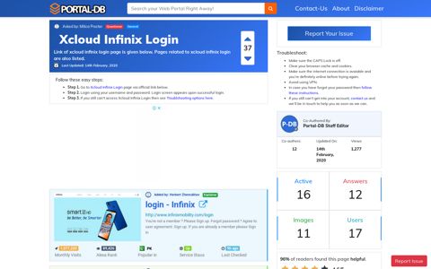 Xcloud Infinix Login - Portal-DB.live