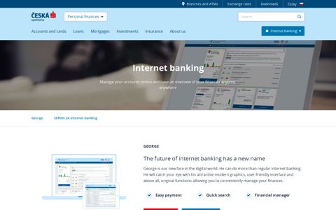 Internet banking | Česká spořitelna