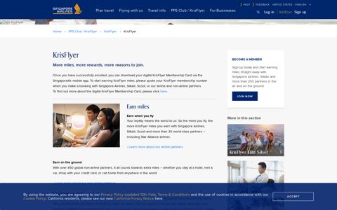 Join Now | Singapore Airlines KrisFlyer
