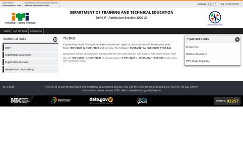department of training and technical education