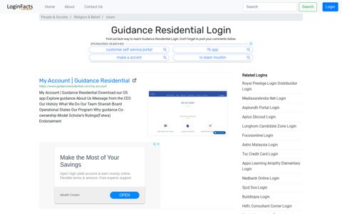 Guidance Residential Login - My Account | Guidance Residential