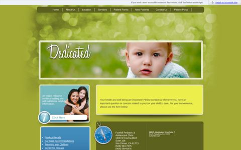 Contact Us - San Dimas, CA Pediatrician - Foothill Pediatric ...