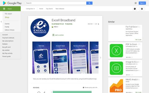 Excell Broadband – Apps on Google Play