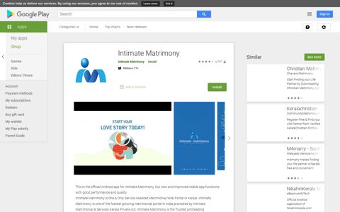 Intimate Matrimony - Apps on Google Play