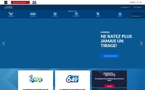 Loto-Québec: Jeux en ligne