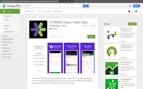 E*TRADE: Invest. Trade. Save. - Apps on Google Play