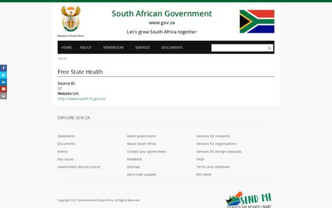 Free State Health | South African Government