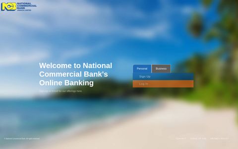 Welcome to NCB Online Banking