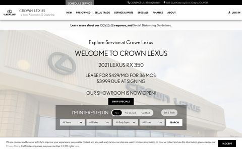 Crown Lexus | Lexus Dealer in Ontario, CA
