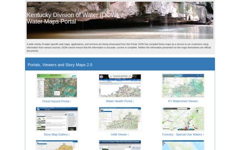 KY Water Maps Portal 2.0