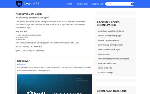 krossover.com login - Official Login Page [100% Verified] - Login 4 All
