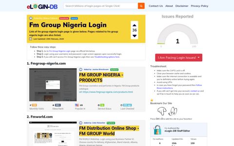 Fm Group Nigeria Login