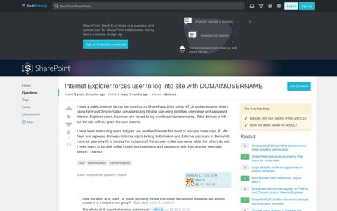 Internet Explorer forces user to log into site with DOMAIN ...