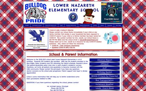LNES School & Parent Info