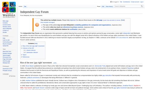 Independent Gay Forum - Wikipedia