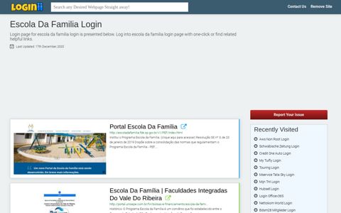 Escola Da Familia Login - Loginii.com