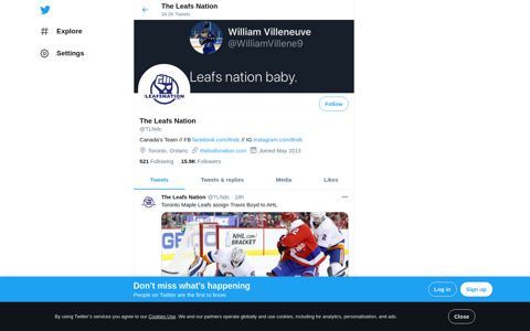 The Leafs Nation (@TLNdc) | Twitter