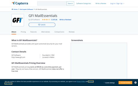 GFI MailEssentials Reviews and Pricing - 2020 - Capterra