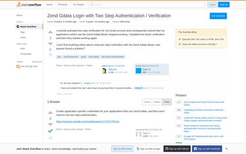 Zend Gdata Login with Two Step Authentication / Verification ...