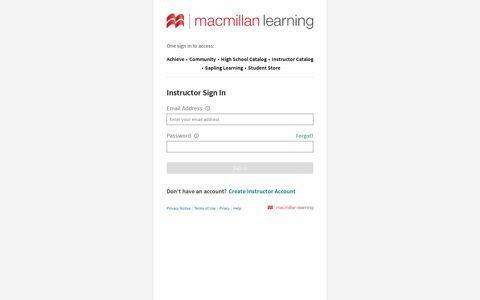 Login - Macmillan Learning