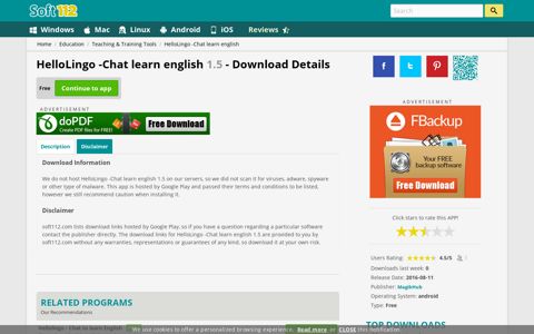 Chat learn english - Download - HelloLingo