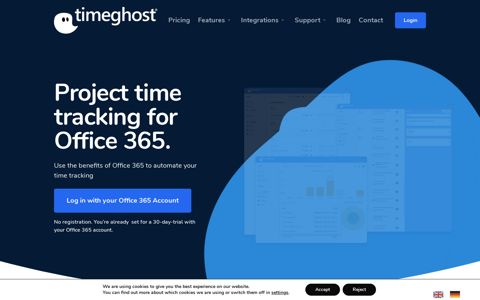 timeghost for Office 365 - Project based time tracking