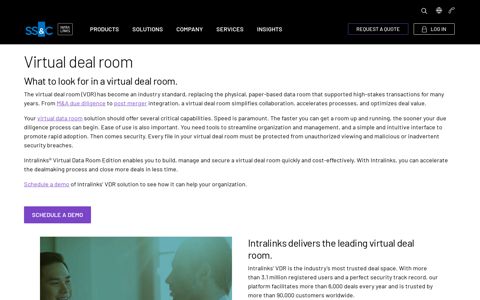 Virtual deal room | Intralinks
