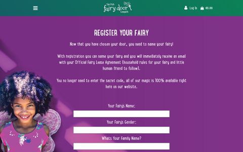Register Your Fairy - The Irish Fairy Door Company