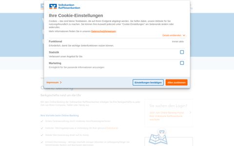 Online-Banking - Volksbank Raiffeisenbank