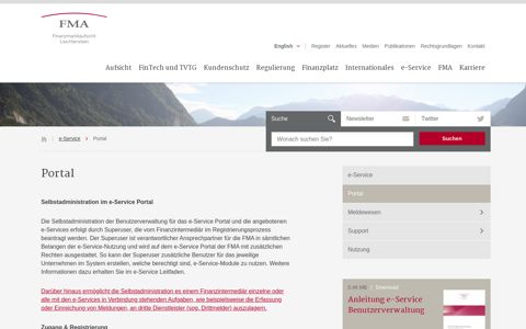 FMA - Portal - Finanzmarktaufsicht Liechtenstein