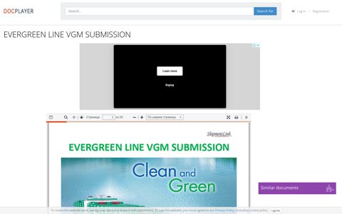 EVERGREEN LINE VGM SUBMISSION - PDF Free Download