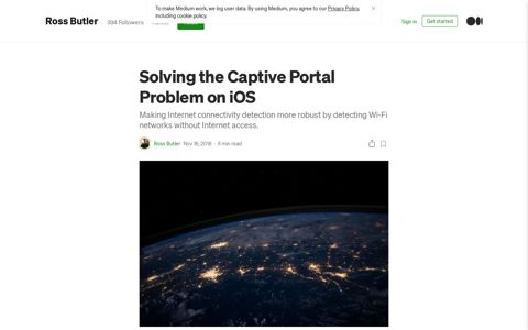 Solving the Captive Portal Problem on iOS | by Ross Butler ...