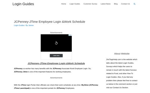 JCPenney-JTime Employee Login &Work Schedule - Login ...