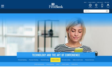 Personal Online & Mobile Banking, Mobile ... - First Bank